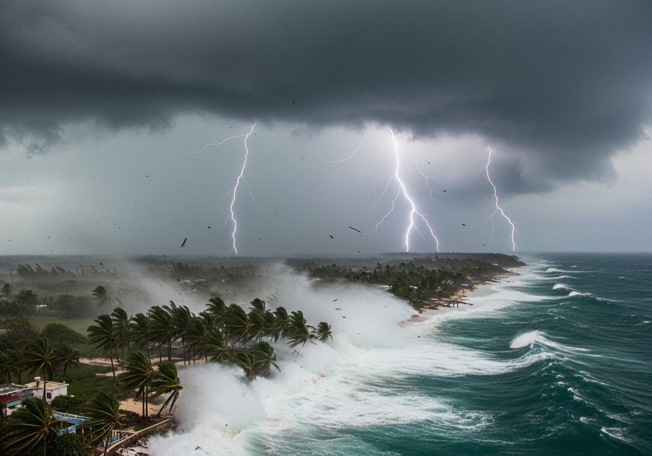 Huracán Melissa arrasa en Jamaica y ahora en Cuba