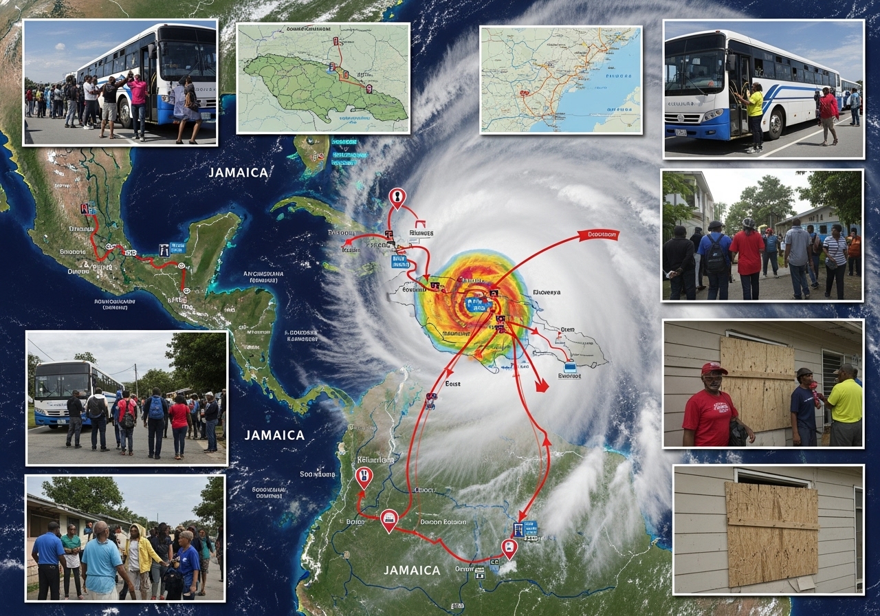 ¡Alerta máxima en Jamaica por huracán Melissa!