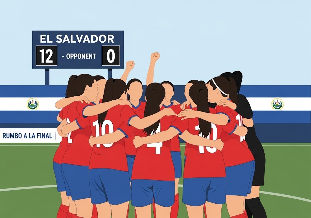 Selección Femenina Sub-16 de El Salvador avanza a la final del Torneo Uncaf